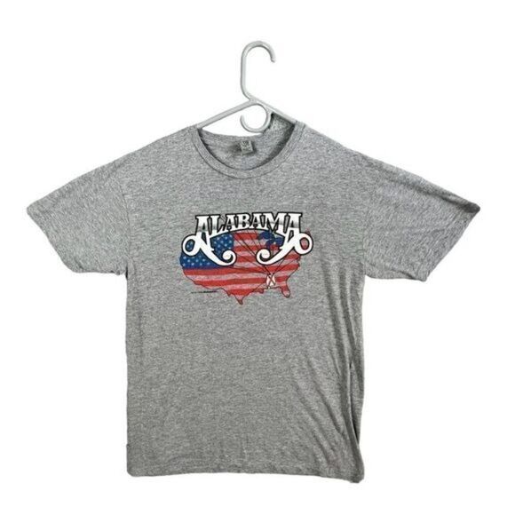 ALABAMA CONCERT SHIRT GRAY SIZE M - Picture 8 of 8